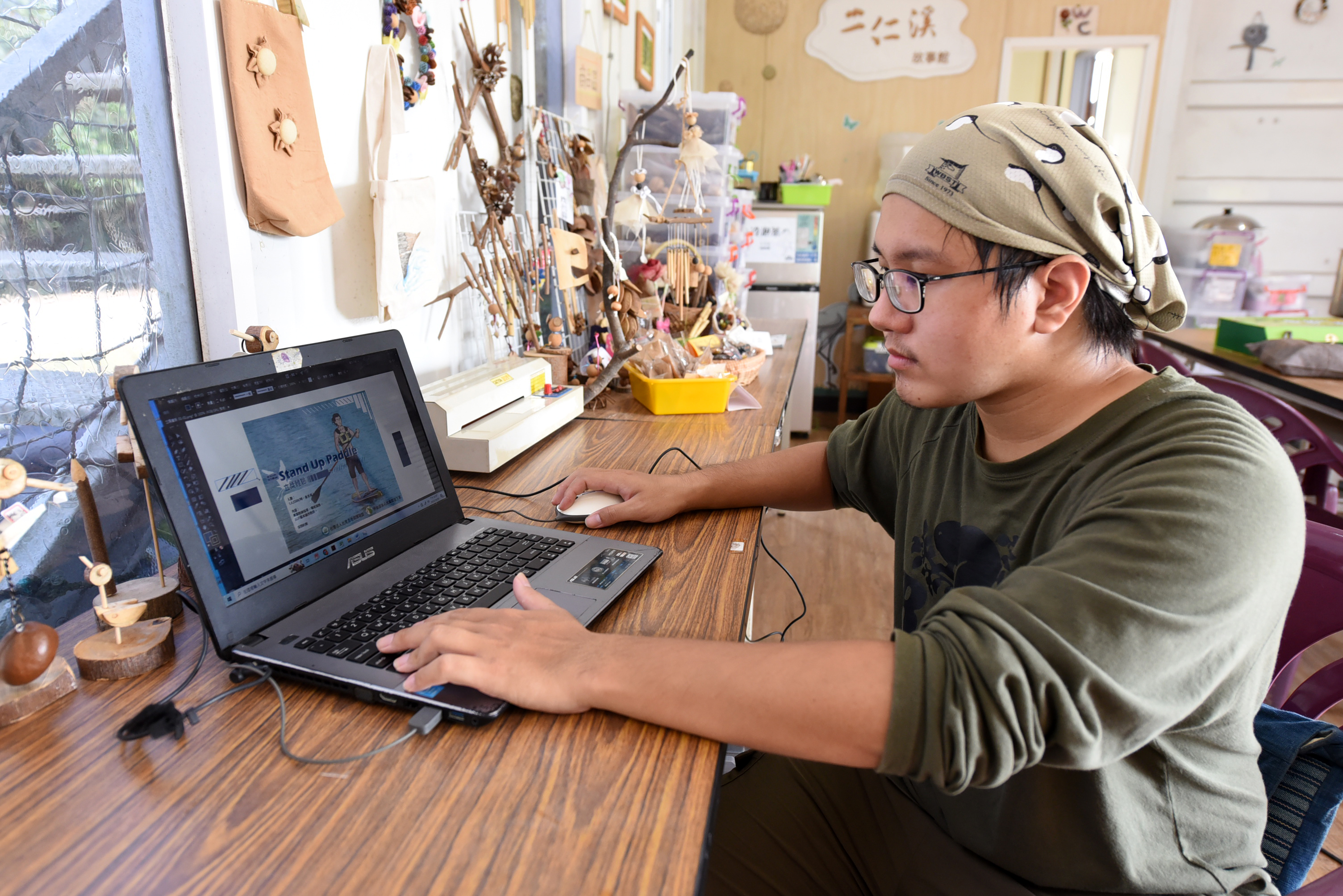 8年級生李冠達變身濕地插畫家 水鳥入畫引共鳴