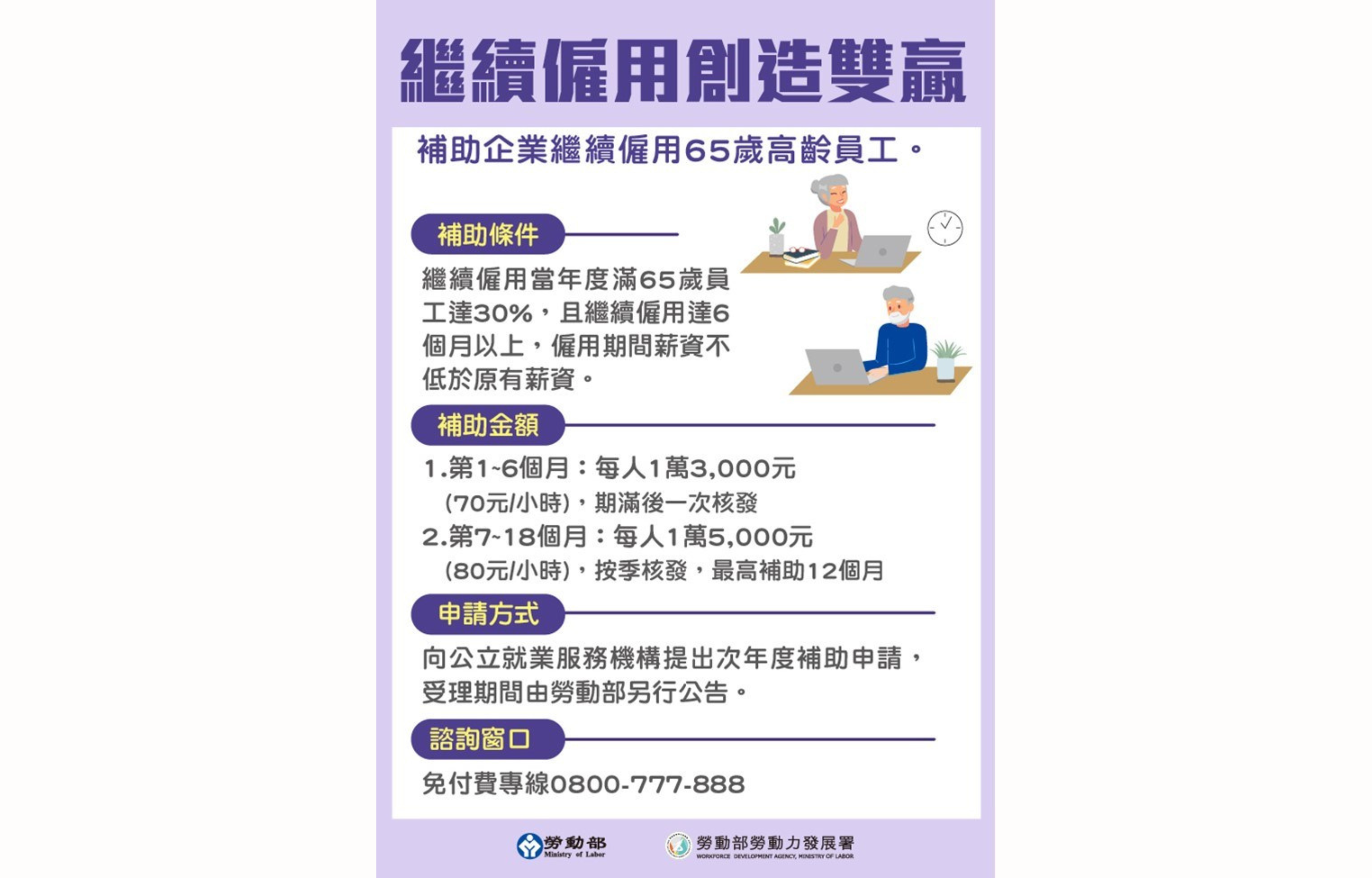 行走的知識博物館！  南分署表揚轄區愛用高齡勞動力的企業