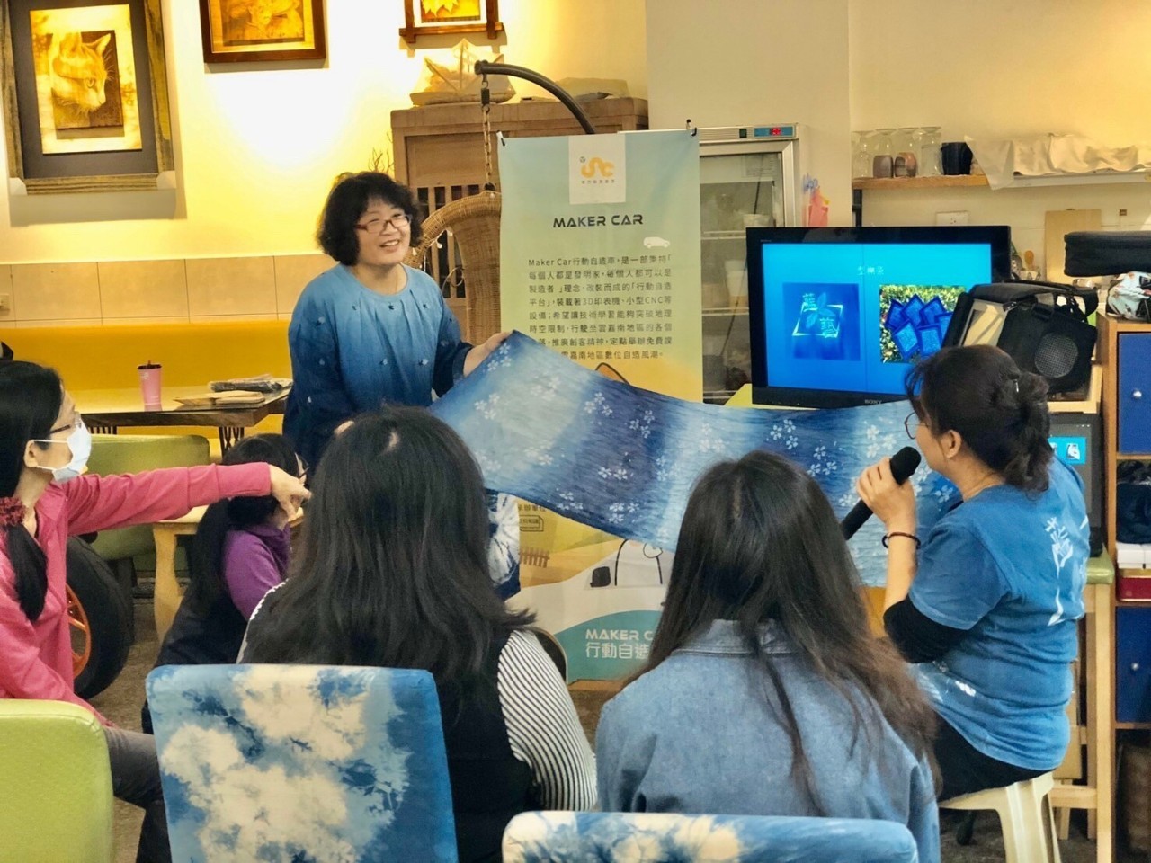 通稿-五六年級生的藍藝草礐創辦人林姮惠及陳婌妝，中高齡創業，靠手藝闖出一片天！