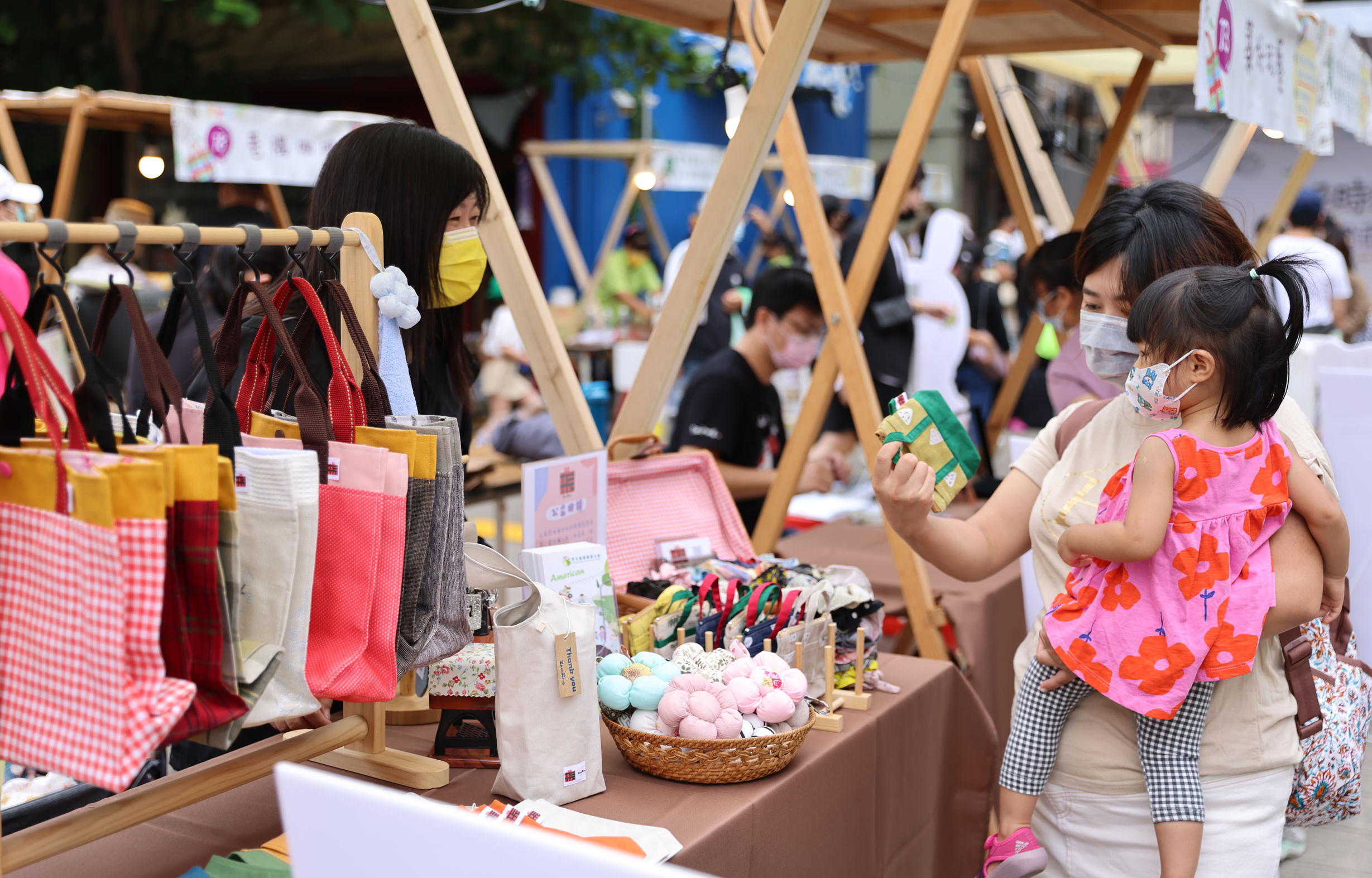 「好時光靚市集」歡迎民眾來選購單位優質好物。