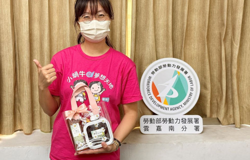 圖1.陳映棻投入協助智能障礙青年的行列，她認為非常有意義。